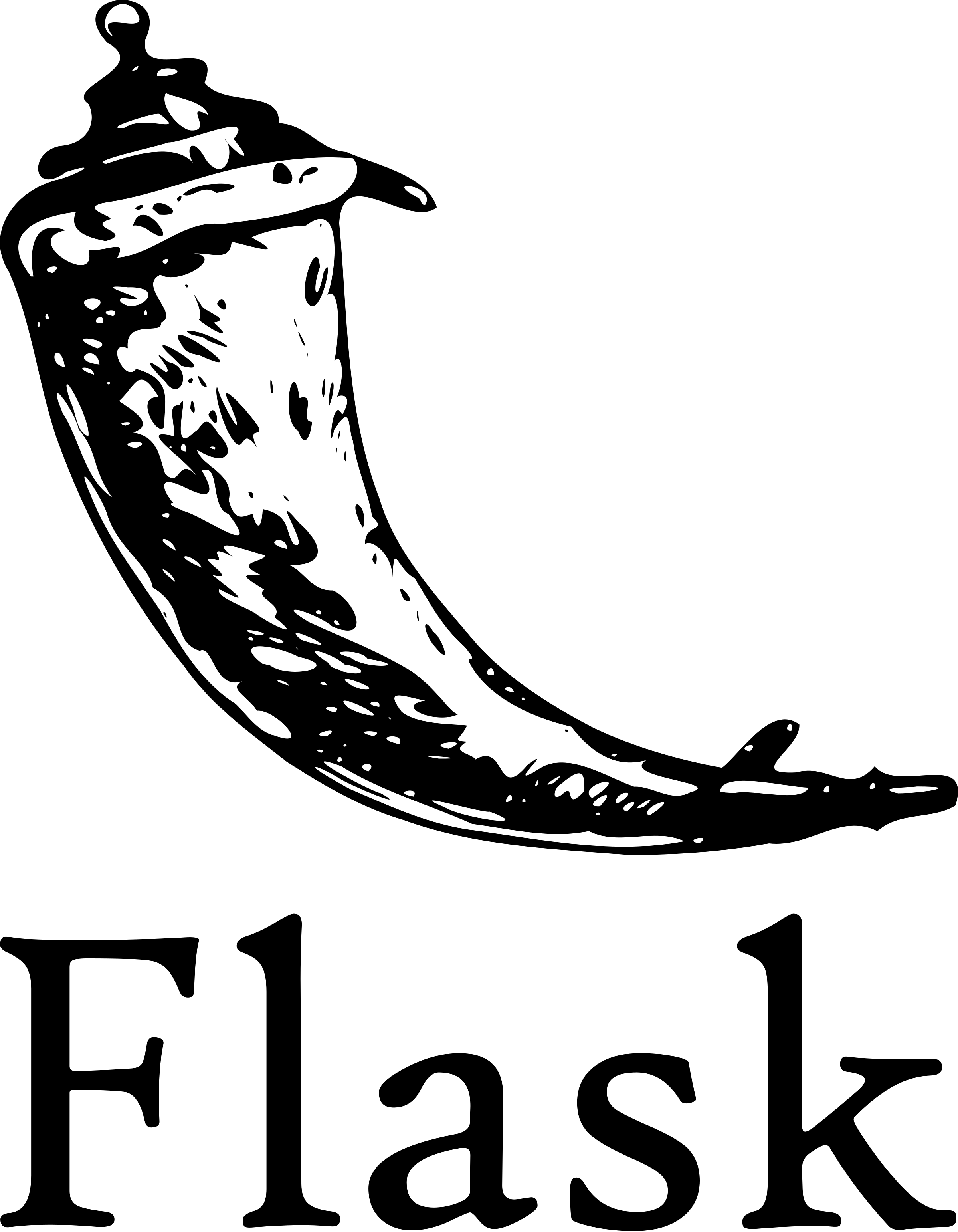 شعار Flask